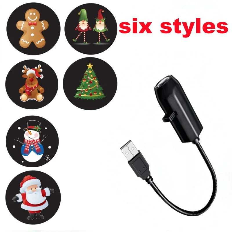 Proiettore LED USB per stanza con motivi switchabili Halloween