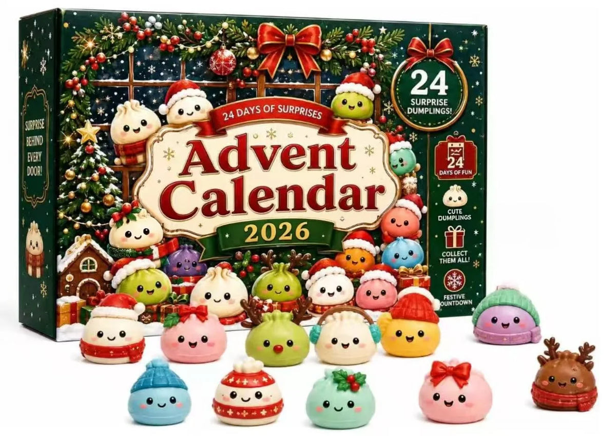 Calendario Avvento Gnocco β Conta i giorni con mochi squishy