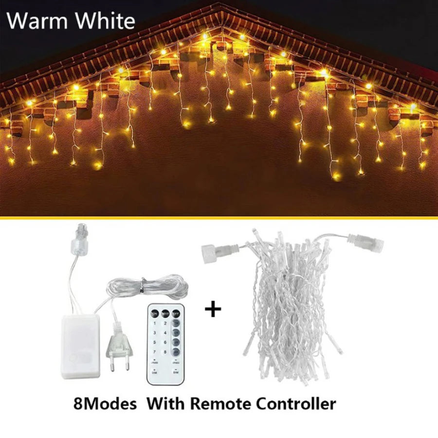 Luci a filo LED con telecomando - Ghirlanda scintillante