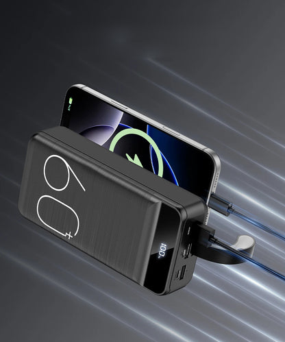 Powerbank 60000mAh 22.5W con torcia portatile