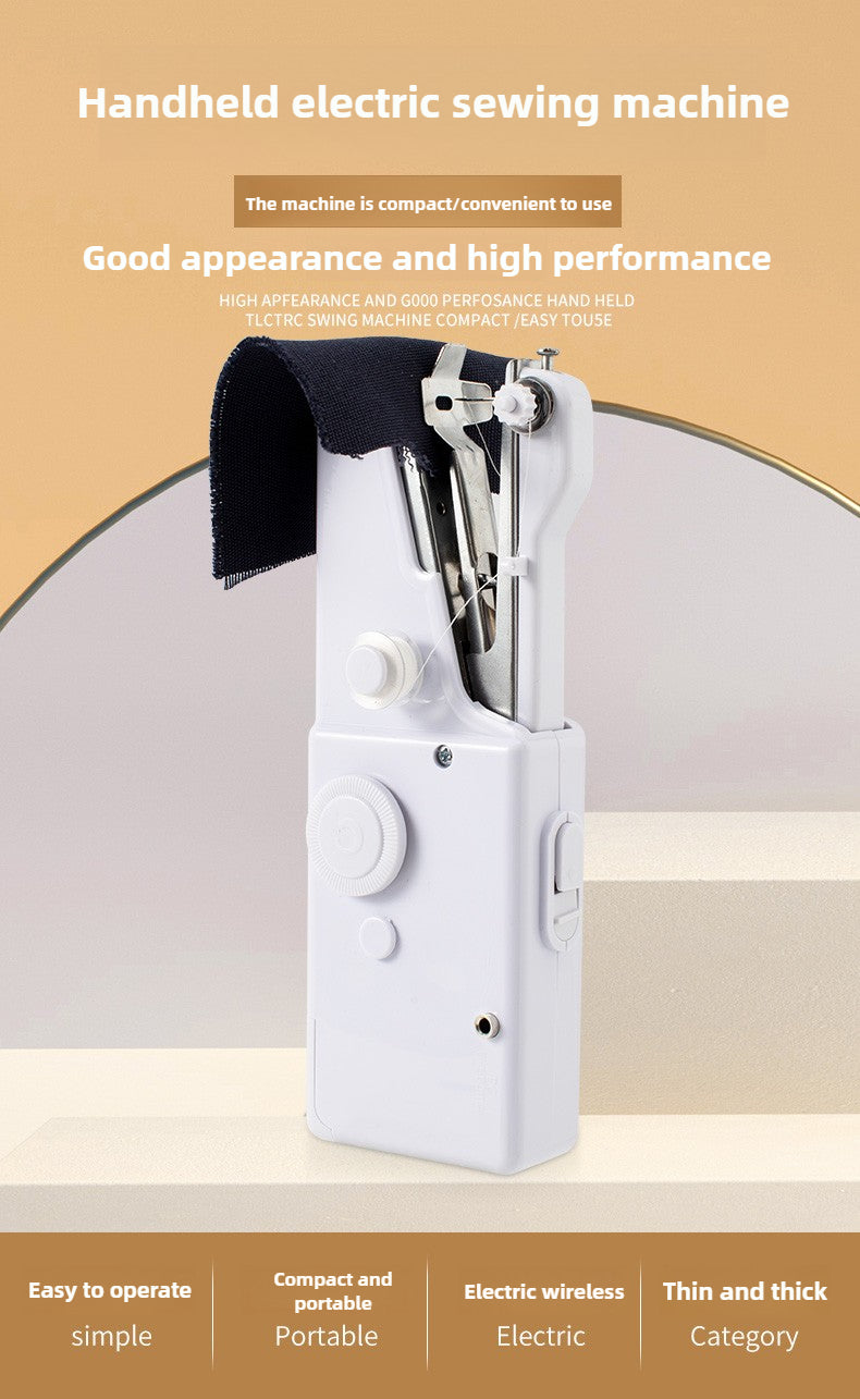 Macchina da cucire portatile multiuso manuale compatta