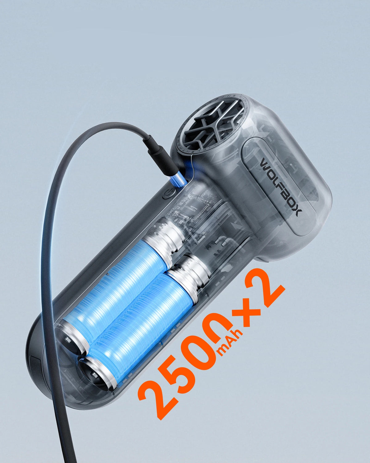DF60 Soffiatore Portatile 110000 RPM, 3 Velocità Wireless