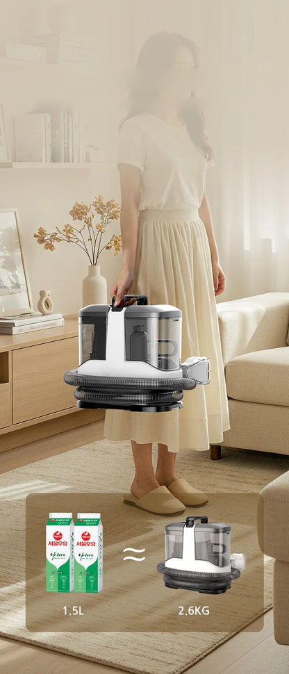 Aspirapavimenti a vapore 1800W con serbatoi doppi
