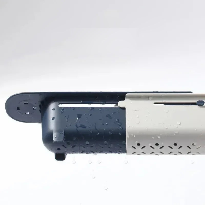 Scolapiatti per lavabo telescopico - porta spugna