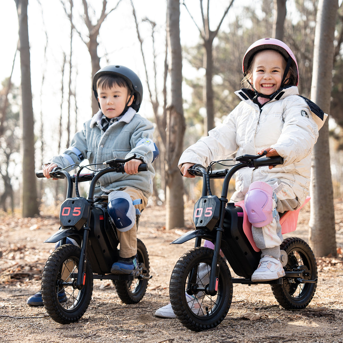 Moto elettrica per bambini 150W con 2 velocità e ruote 12"