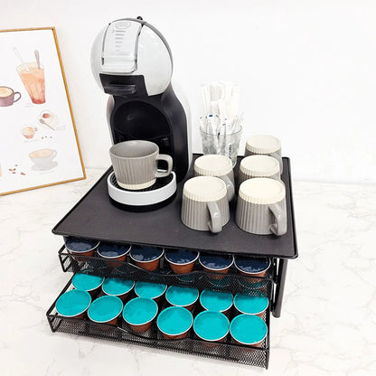 Dolce Gusto Porta capsule doppio cassetto 72 capsule