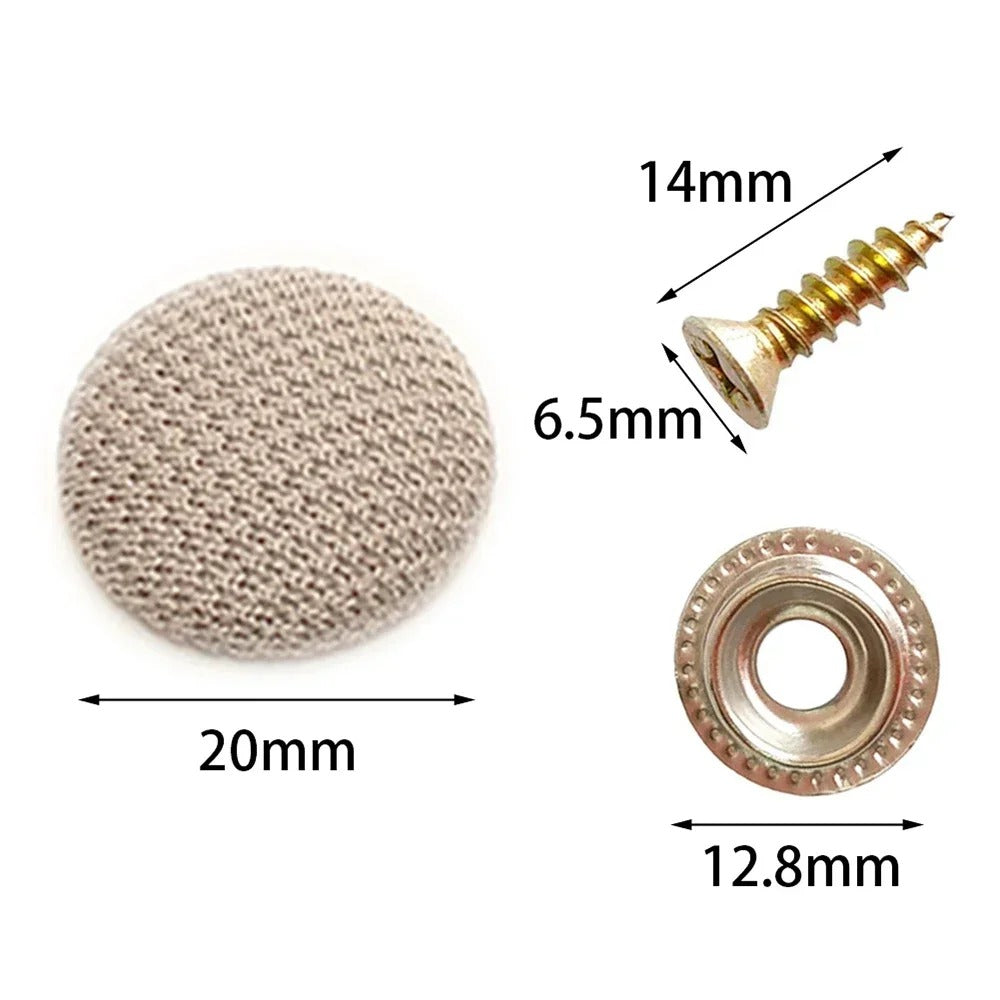 Bottoni fissaggio tendina tettuccio auto - Ø20 mm