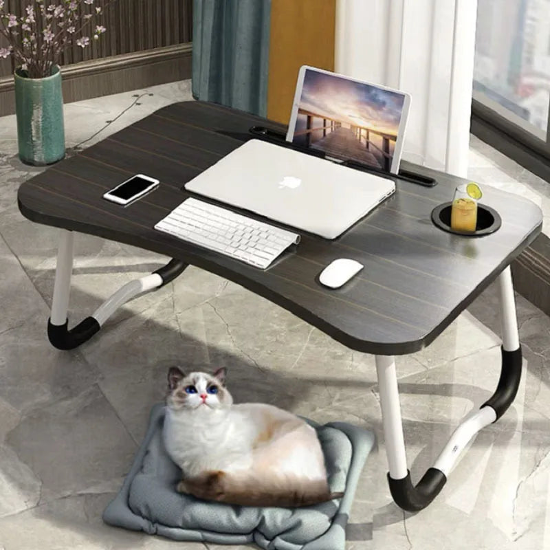 Tavolino pieghevole per letto 60x40 cm - vassoio multiuso