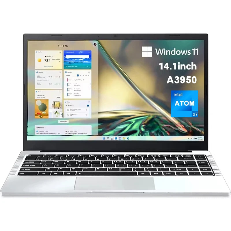 Portatile 14.1" Intel Atom A3950 12GB RAM 2TB SSD Ultra Slim