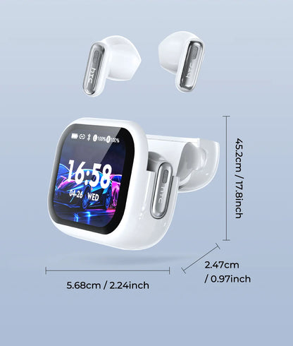 HTC NE68 Auricolari intraurali Bluetooth schermo HD e traduzione AI