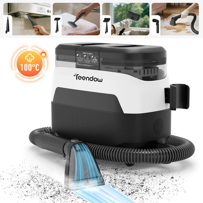 Aspirapavimenti a vapore 1800W con serbatoi doppi