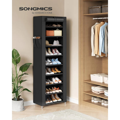 Scarpiera Verticale SONGMICS a 10 Ripiani con Copertura