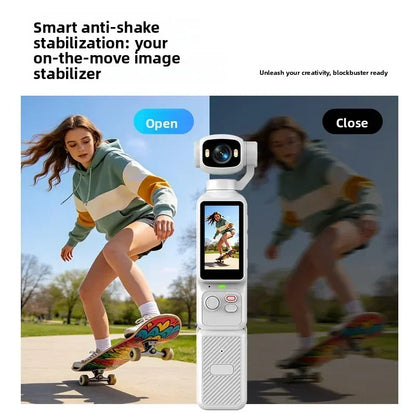 Action Camera 4K con gimbal e obiettivo 180°