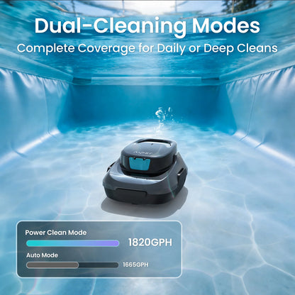 Robot piscina IPER ricondizionato cordless — 90 min e parcheggio auto