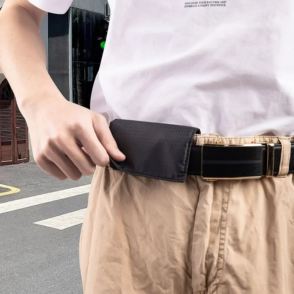 Marsupio antifurto con protezione RFID, compatto