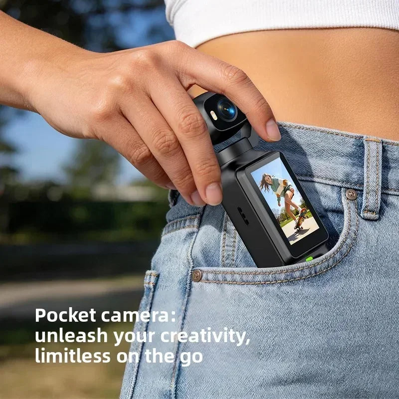 Action Camera 4K con gimbal e obiettivo 180°