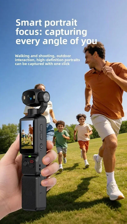 Action Camera 4K con gimbal e obiettivo 180°