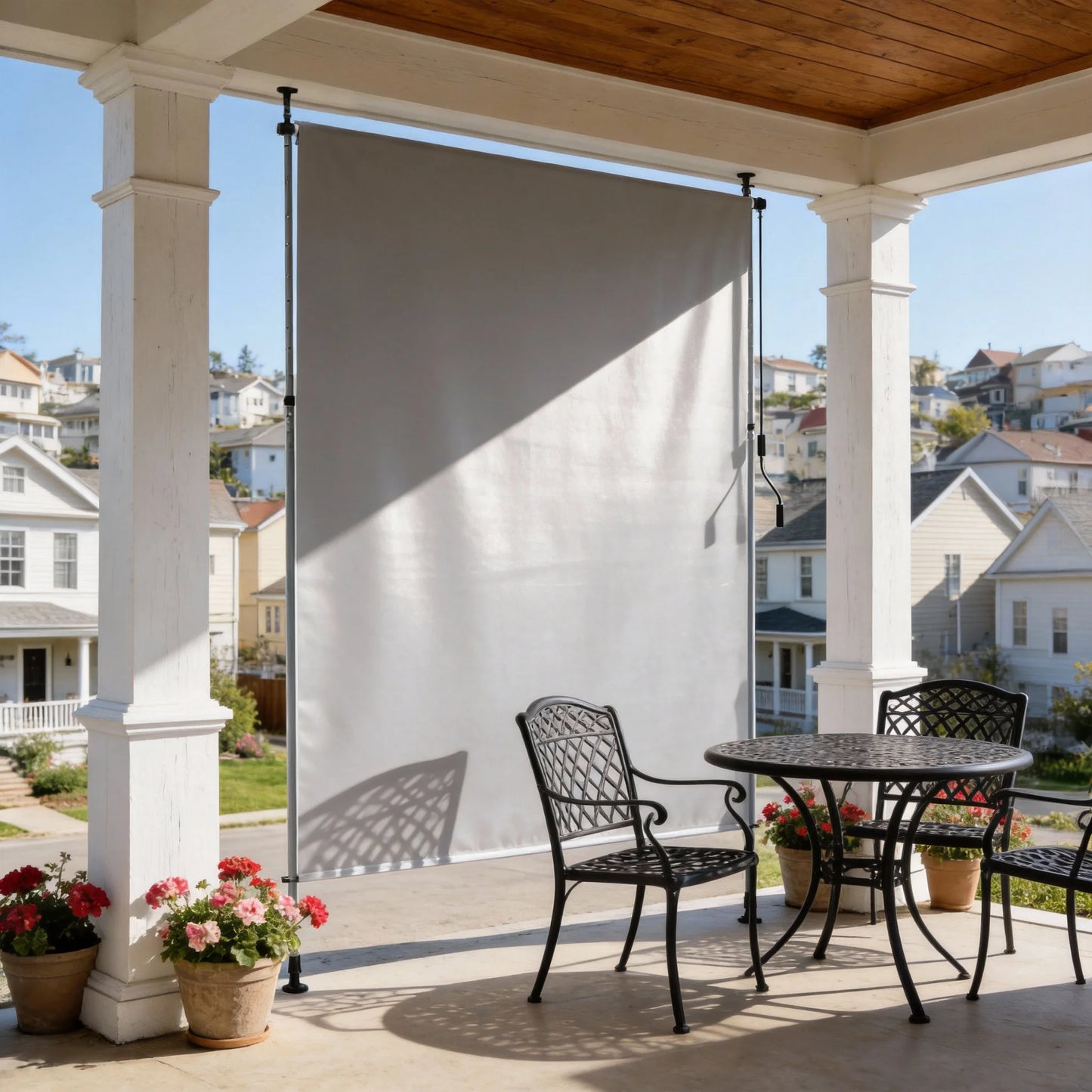 Tenda verticale da balcone – protezione solare regolabile