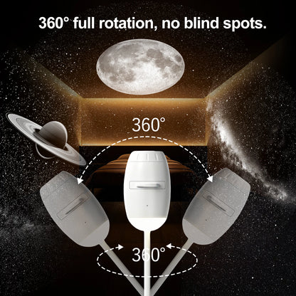 Lampada Proiettore Galassia 2 in 1 USB – Trasforma ogni stanza in un cielo stellato ricco di atmosfera e magia
