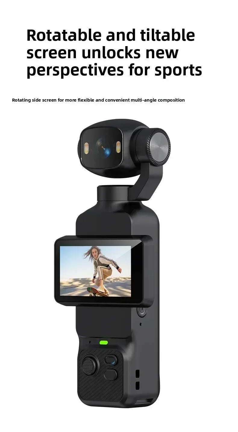 Action Camera 4K con gimbal e obiettivo 180°