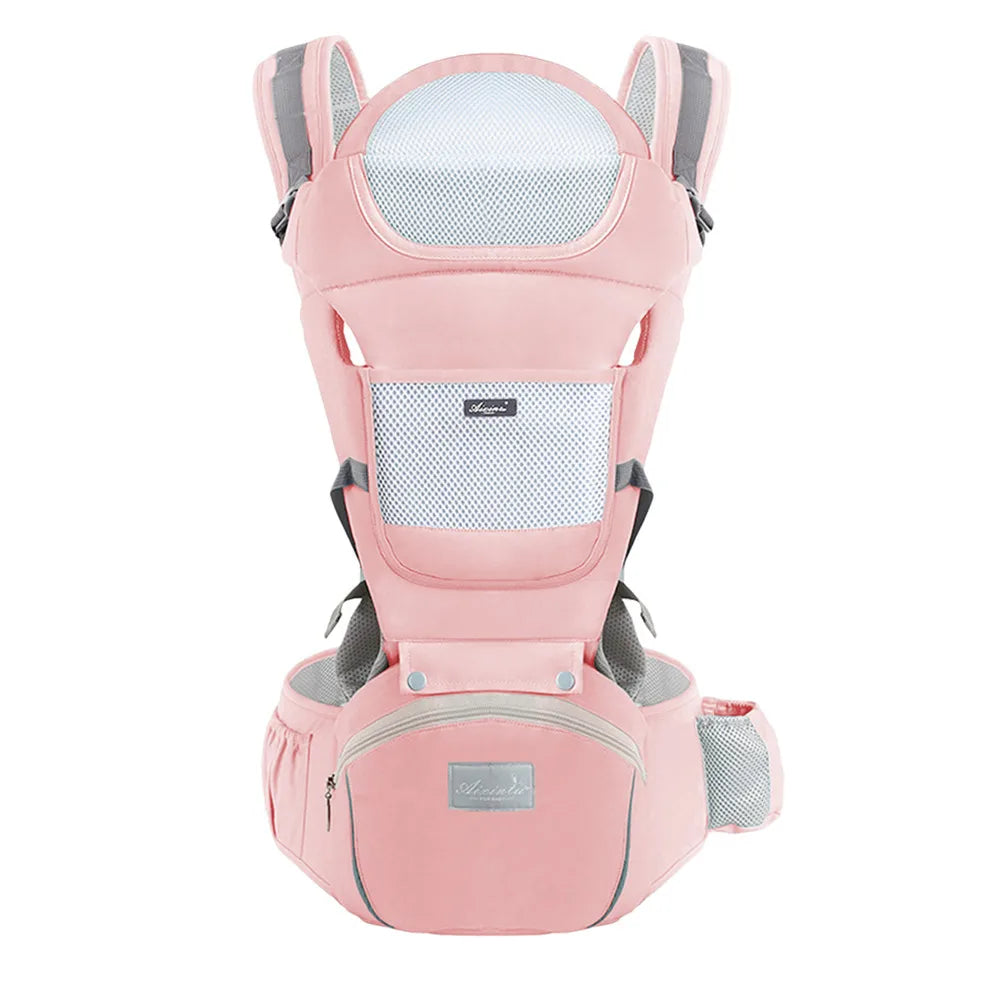 Marsupio ergonomico con sgabello da vita multiuso