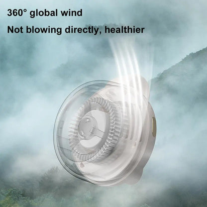 Ventilatore portatile senza pale, silenzioso con clip regolabile