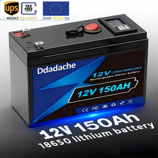 Batteria al Litio LiFePO4 12V 150Ah – Energia affidabile e lunga autonomia per ogni utilizzo outdoor e off-grid