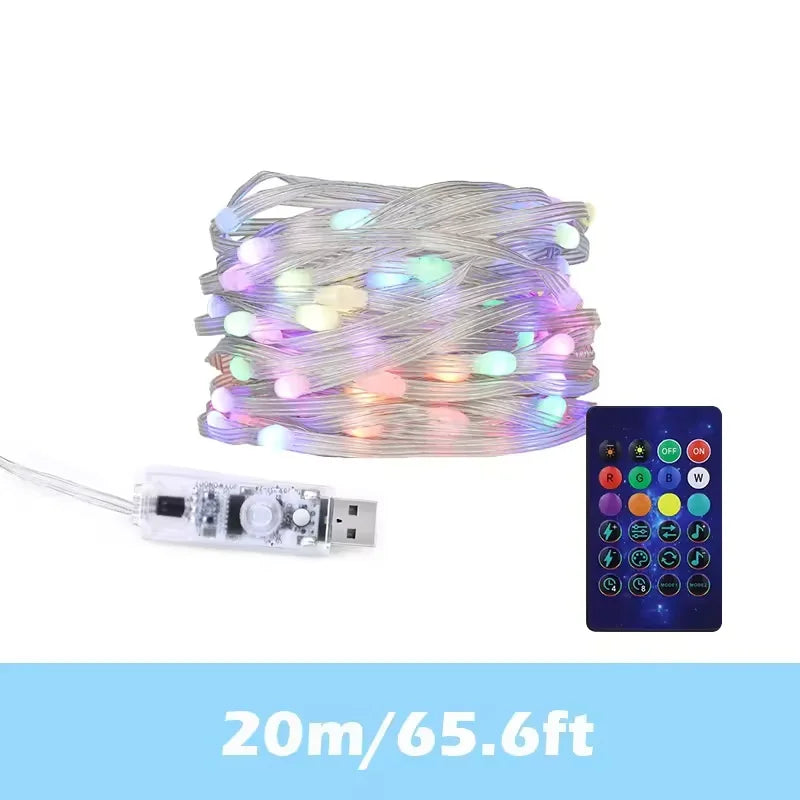 Luci LED Fairy Bluetooth DIY RGB indirizzabili 5-20m