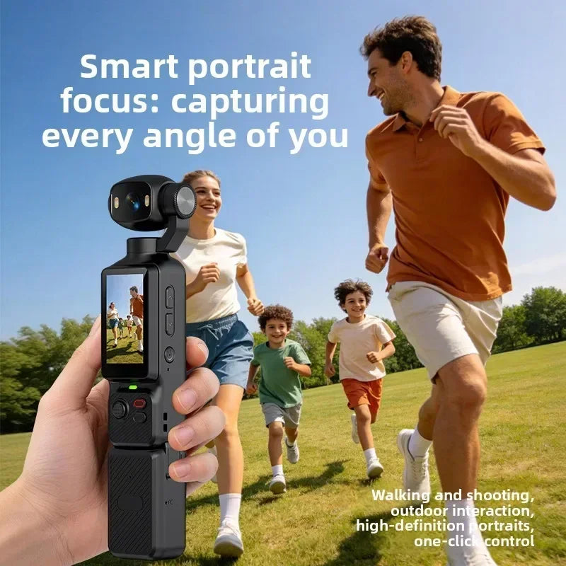 Action Camera 4K con gimbal e obiettivo 180°