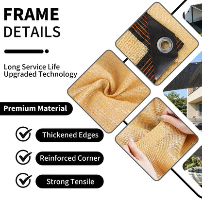 Rete ombreggiante 50% anti-UV in HDPE - nero