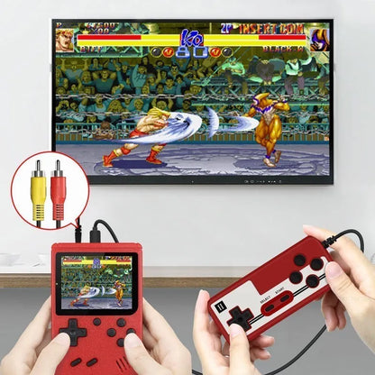Console portatile 8 bit con 500 giochi integrati retro