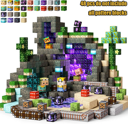 Blocchi Magnetici Mine World – Costruisci, Esplora e Impara Giocando