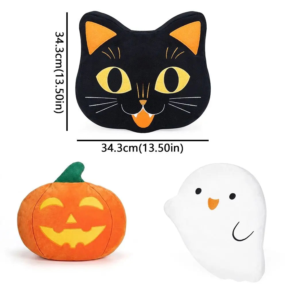 Cuscino Halloween Gatto Nero morbido in PP