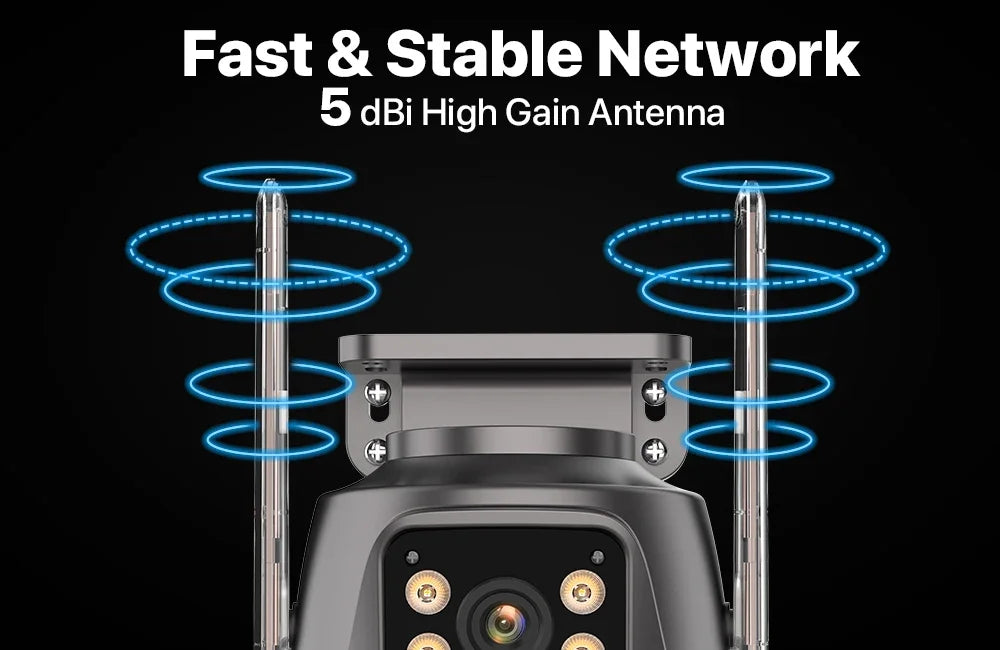 Telecamera IP 15MP con tracciamento automatico e 3 schermi