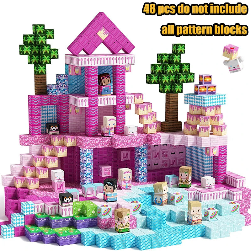 Blocchi Magnetici Mine World – Costruisci, Esplora e Impara Giocando