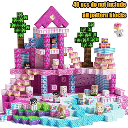 Blocchi Magnetici Mine World – Costruisci, Esplora e Impara Giocando