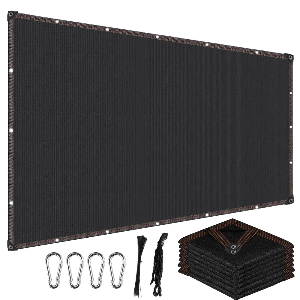 Rete ombreggiante 50% anti-UV in HDPE - nero