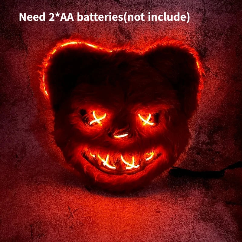 Maschera LED per Halloween - Coniglio o Orso