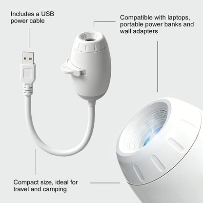 Lampada Proiettore Galassia 2 in 1 USB – Trasforma ogni stanza in un cielo stellato ricco di atmosfera e magia