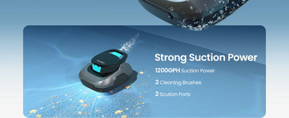 Robot piscina IPER ricondizionato cordless — 90 min e parcheggio auto