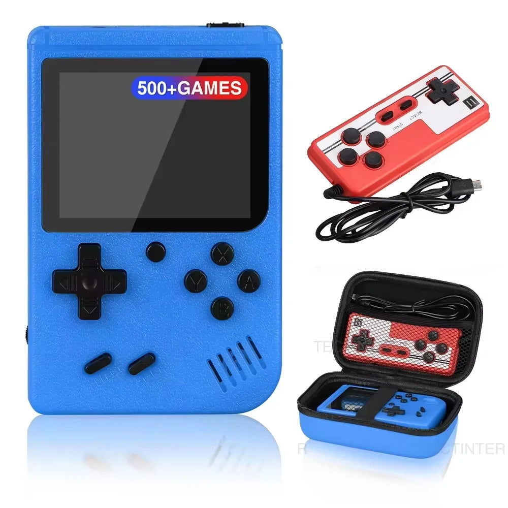 Console portatile 8 bit con 500 giochi integrati retro
