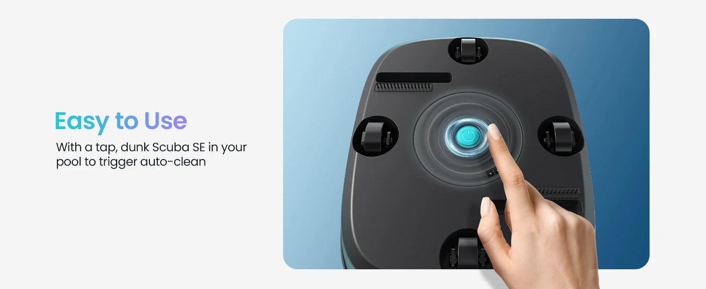 Robot piscina IPER ricondizionato cordless — 90 min e parcheggio auto