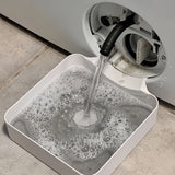 Vaschetta raccogli acqua scarico lavatrice – con filtro lanugine e raccolta oggetti per lavanderia pulita