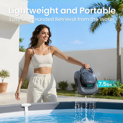 Robot piscina IPER ricondizionato cordless — 90 min e parcheggio auto