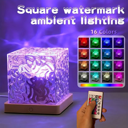 Lampada Effetto Onde d'Acqua LED 16 colori – Atmosfera Magica in Ogni Stanza