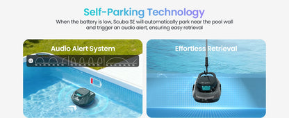 Robot piscina IPER ricondizionato cordless — 90 min e parcheggio auto