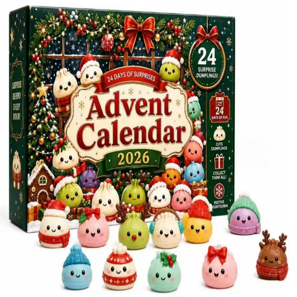 Calendario Avvento Gnocco – Conta i giorni con mochi squishy