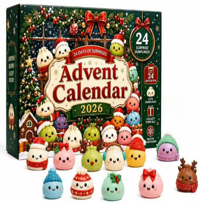 Calendario Avvento Gnocco – Conta i giorni con mochi squishy