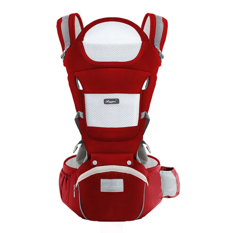 Marsupio ergonomico con sgabello da vita multiuso
