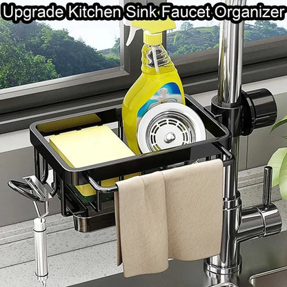 Organizer rubinetto cucina regolabile per tubi 0.7-1.1inch